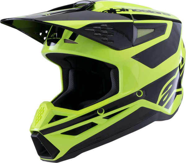 Adult - Alpinestars SM3 Heat Helmet - Gloss Yellow Fluo/Black