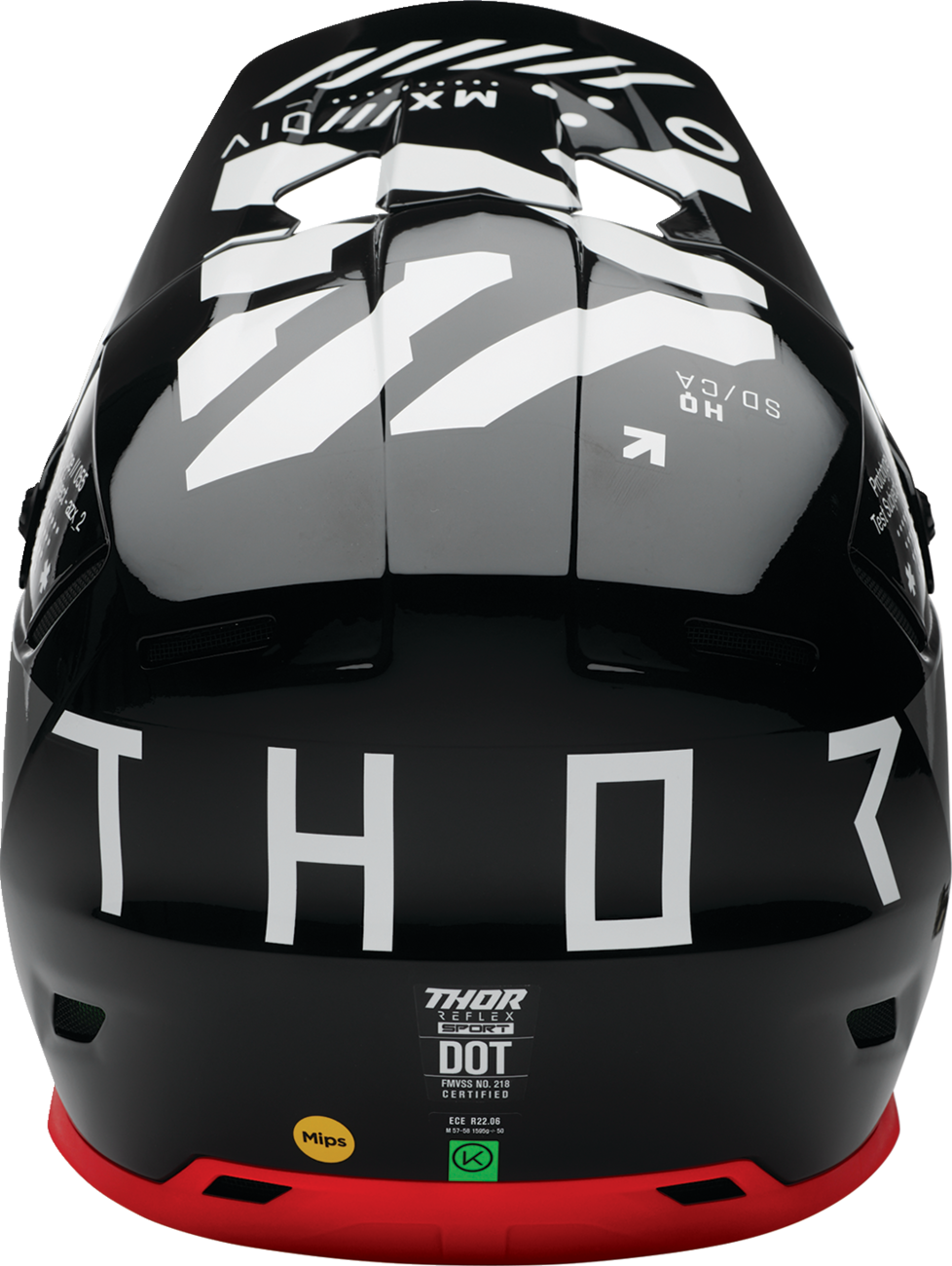 Adult - Thor Reflex Sport Strike MIPS® Helmet - Black/Red