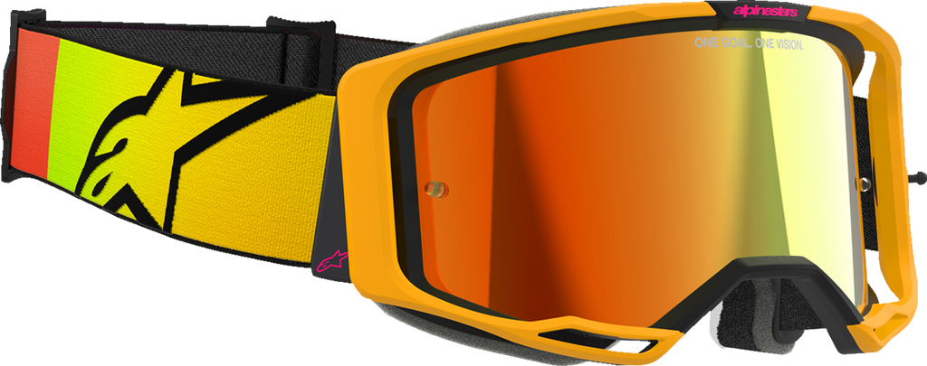 Alpinestars Vision 8 Goggle - Corp - Yellow/Pink
