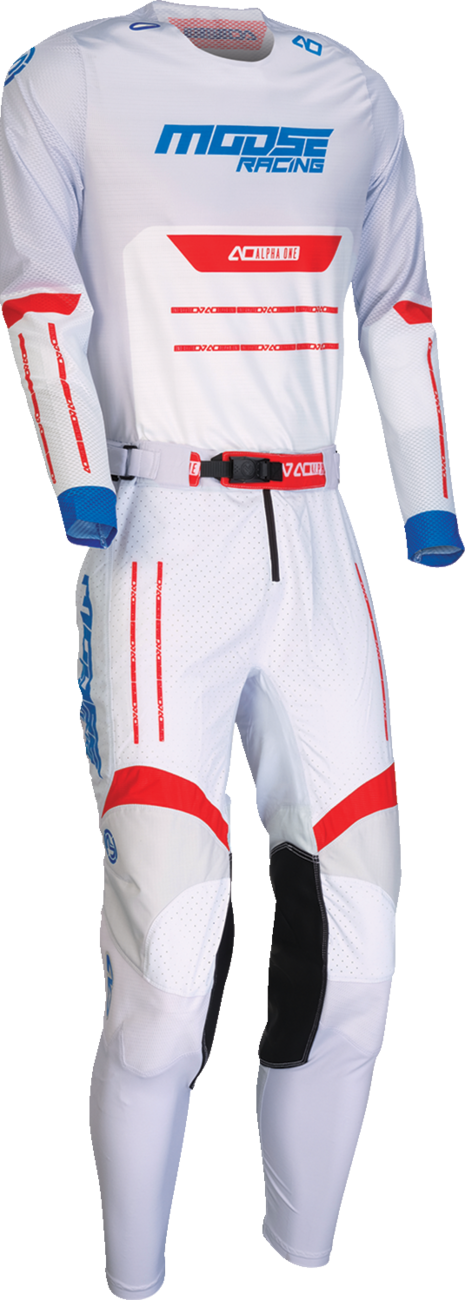 Adult - Moose Alpha One Jersey - Red/White/Blue