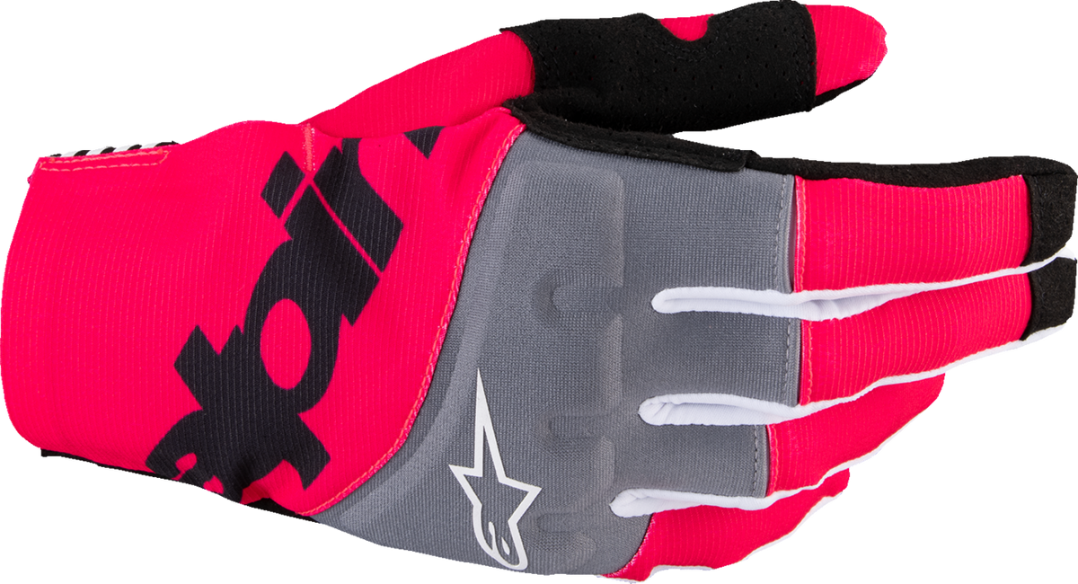 Adult - Alpinestars Techstar MX Gloves - Black/Fluo Pink