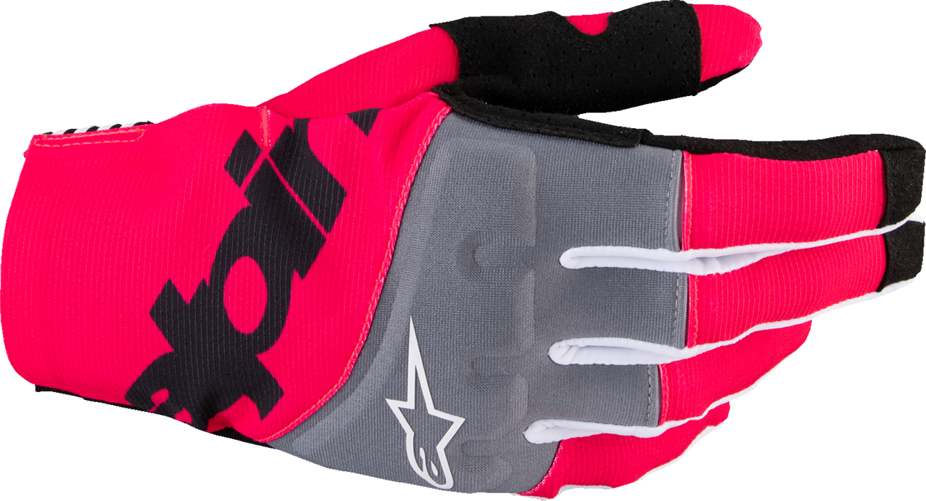 Adult - Alpinestars Techstar MX Gloves - Black/Fluo Pink