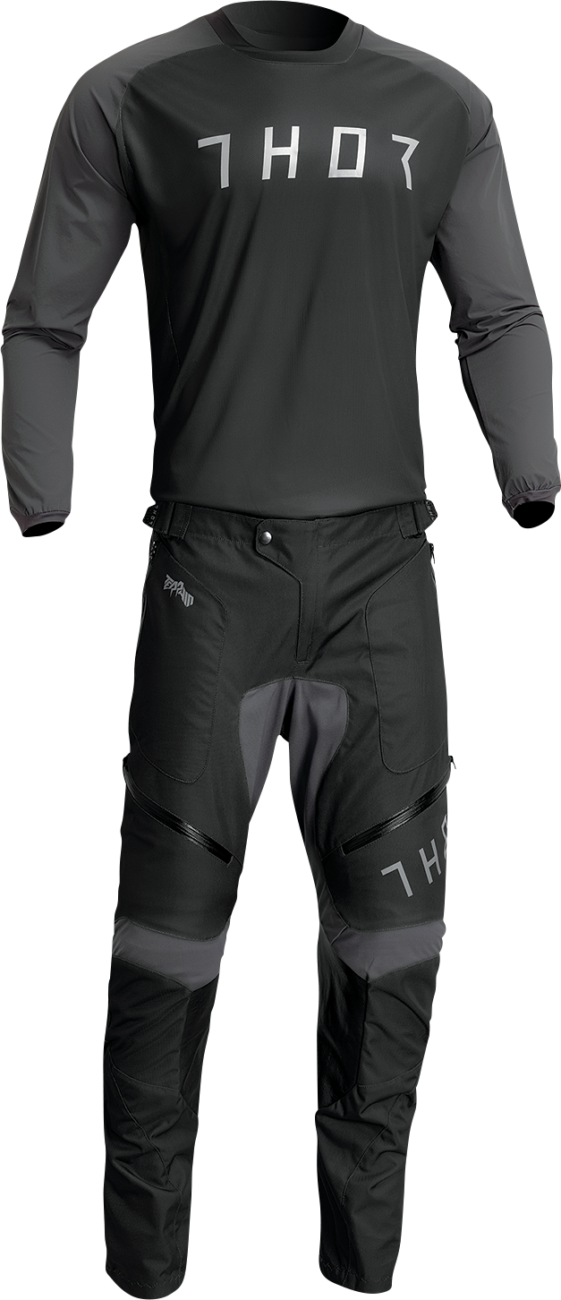 Adult - Thor Terrain Jersey - Black/Charcoal