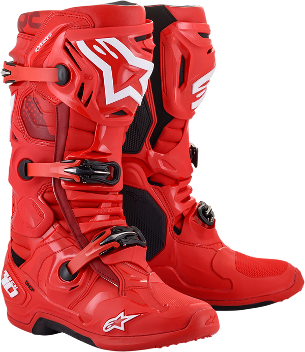 Adult - Alpinestars Tech 10 Boots - Red
