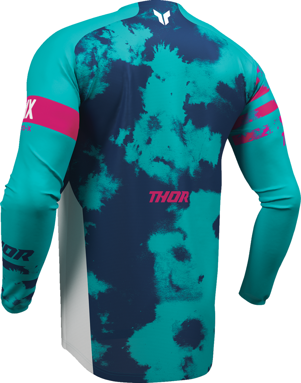 Adult - Thor Launchmode Bleach Jersey - White/Aqua