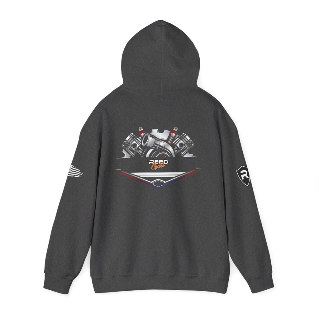 Reed Cycles Boosted Pistons Hooded Sweatshirt