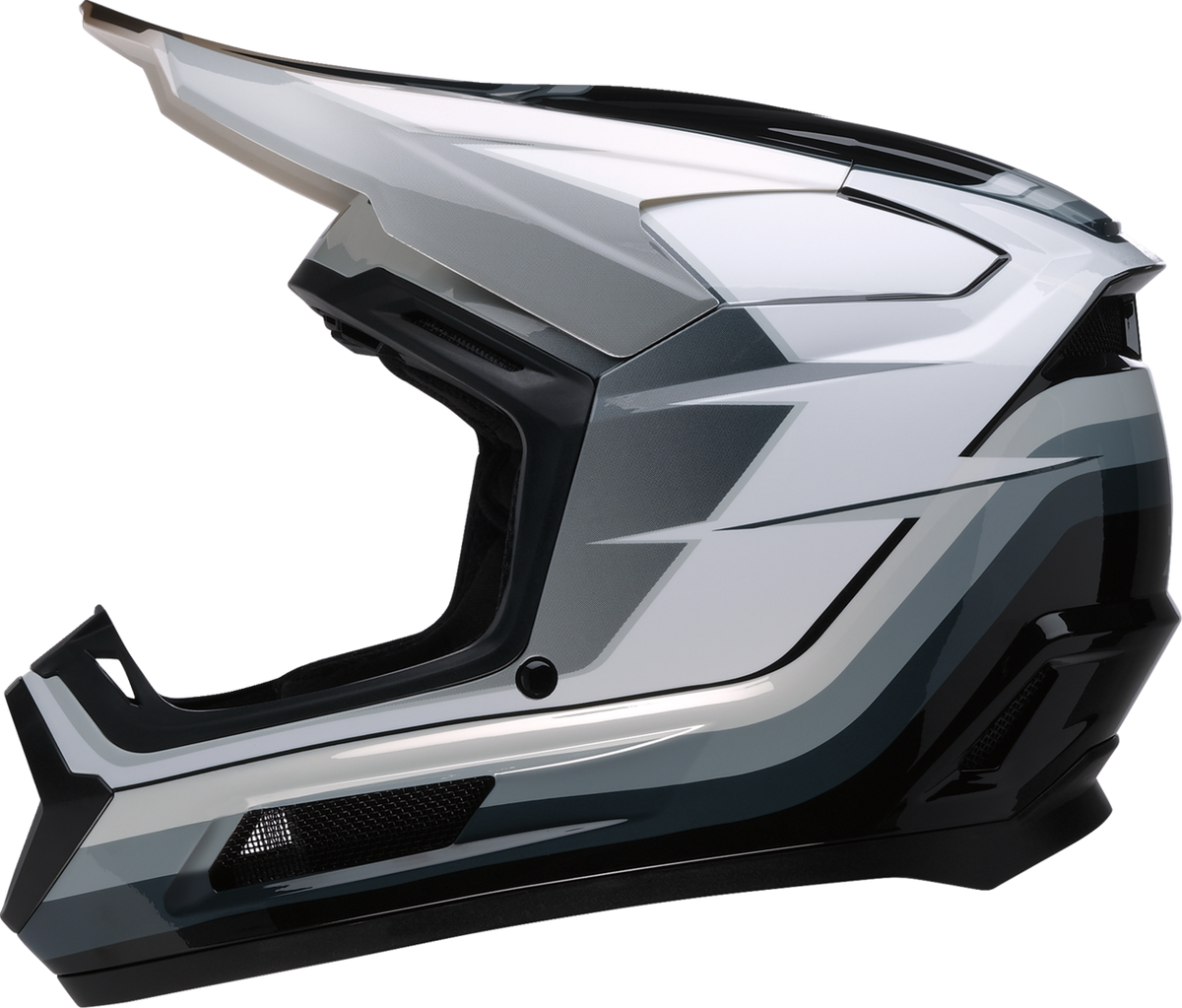Youth - Z1R Dirt Maxx Vortex Helmet - Black/White/Gray
