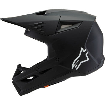 Alpinestars | SM3 | Youth Offroad MX Helmet | Solid Black | Youth Medium