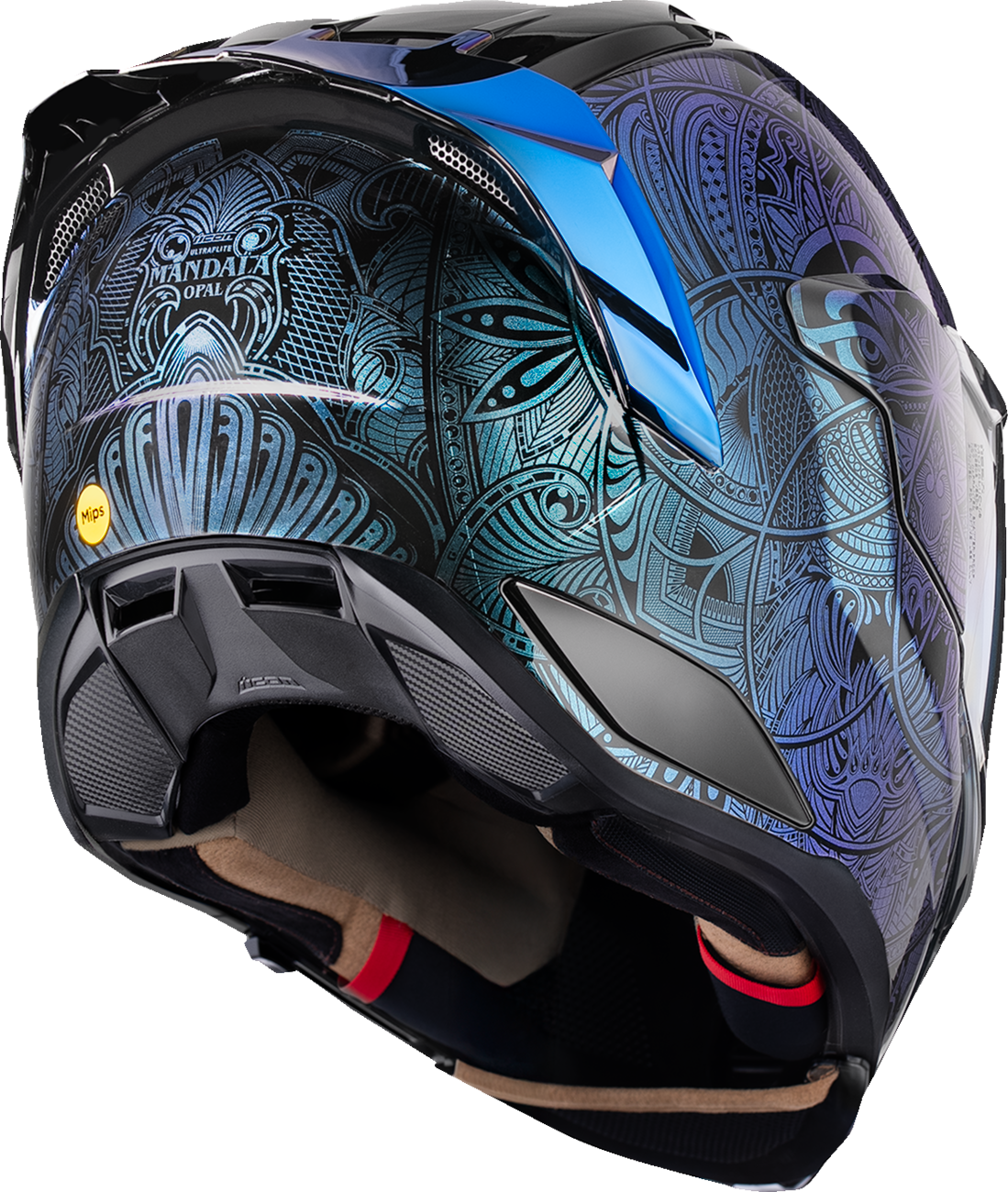 Adult - Icon Ultraflite™ Opal Mandala MIPS® Helmet - Blue