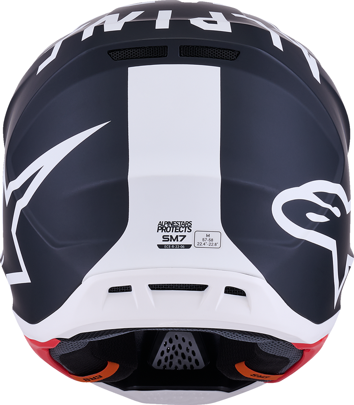 Adult - Alpinestars SM7 Dasher Helmet - Matte Black/White