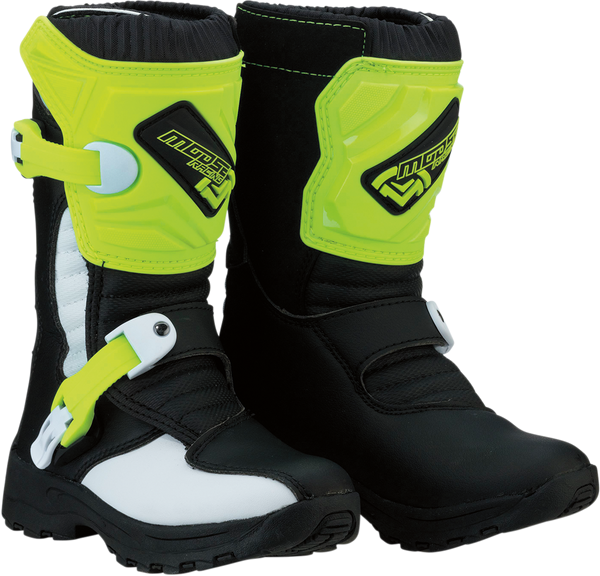 Youth - Moose M1.3™ Child MX Boots - Black/Hi-Viz Yellow