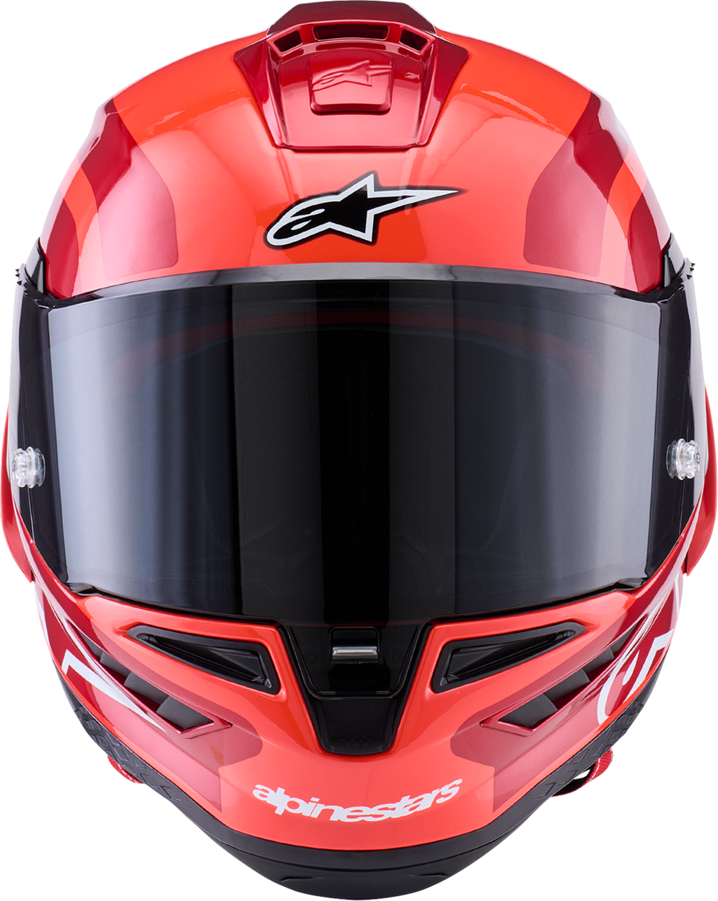 Adult - Alpinestars Supertech R10 Arius Helmet - Black/White/Double Red