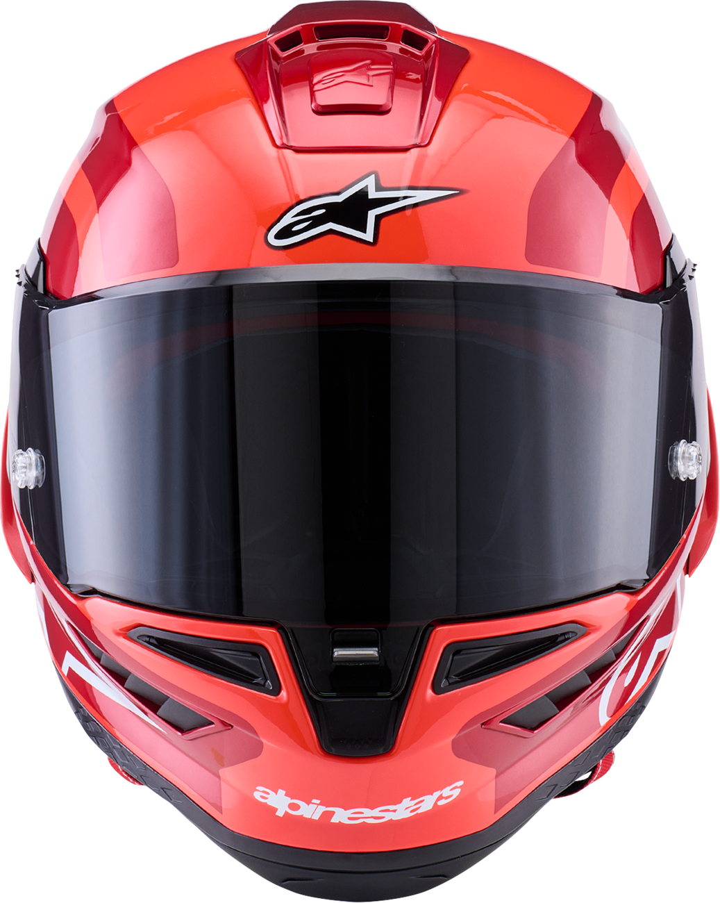 Adult - Alpinestars Supertech R10 Arius Helmet - Black/White/Double Red