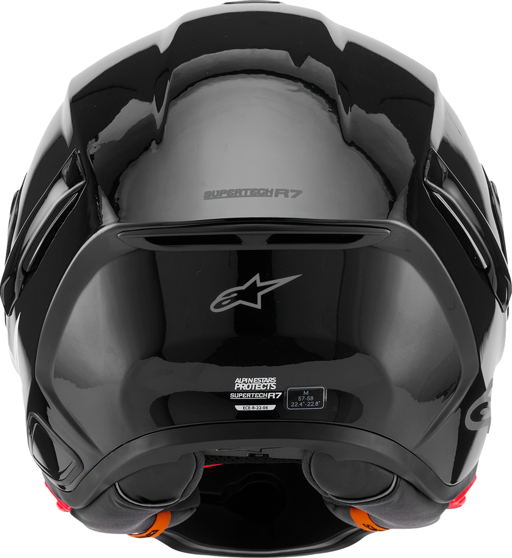 Adult - Alpinestars Supertech R7 Helmet - Gloss Black