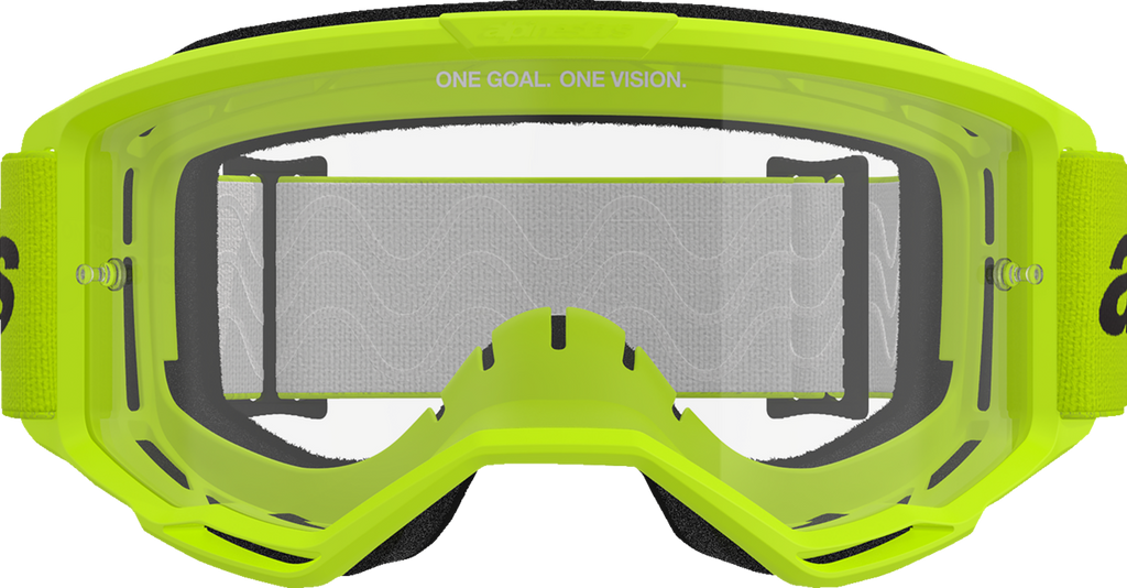 Alpinestars Vision 3 Goggle - Wordmark - Yellow