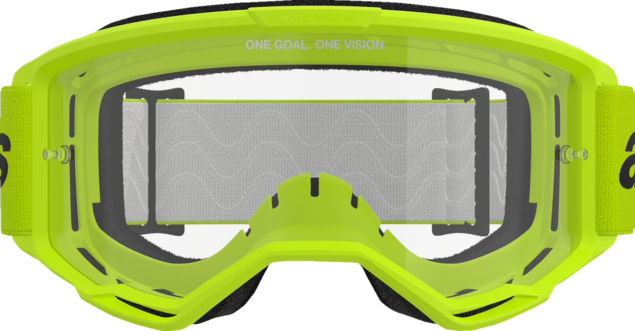 Alpinestars Vision 3 Goggle - Wordmark - Yellow