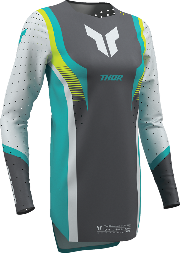 Adult - Thor Women's Sportmode Velocity Jersey - Gray/Aqua