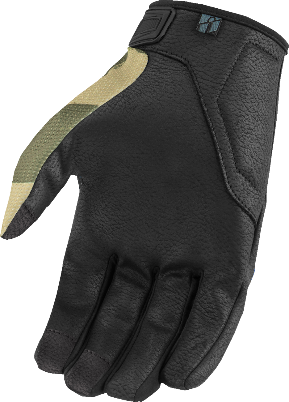 Adult - Icon Hooligan Magnacross™ Gloves - Camo Tan