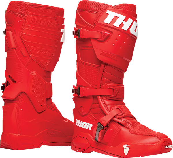 Adult - Thor Radial MX Boots - Red