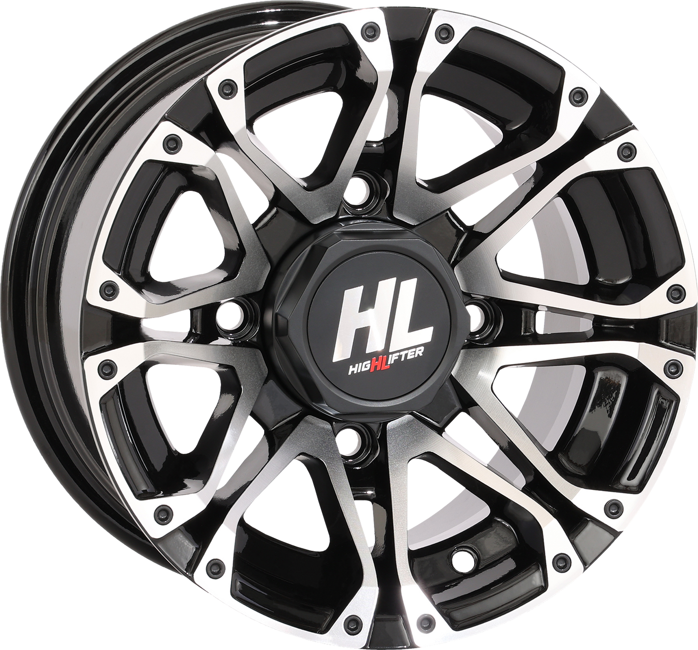 High Lifter HL3 Wheel - Gloss Black w/Machined