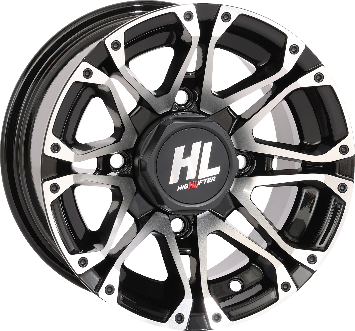 High Lifter HL3 Wheel - Gloss Black w/Machined