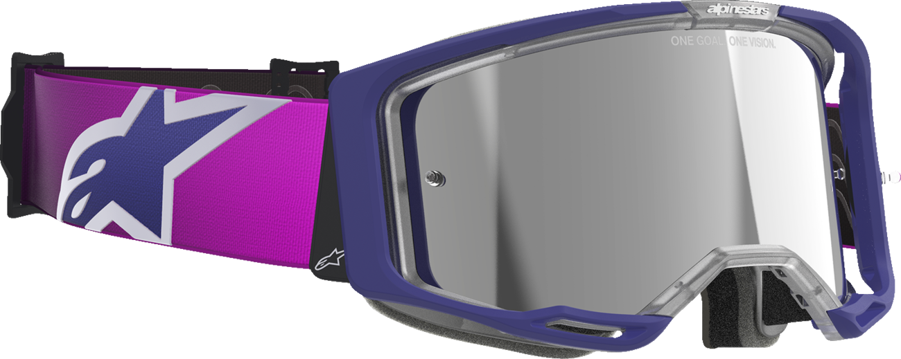 Alpinestars Vision 8 Goggle - Corp - Purple/Light Gray