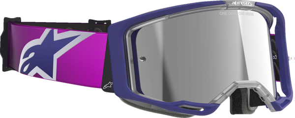Alpinestars Vision 8 Goggle - Corp - Purple/Light Gray