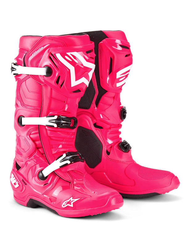 Adult - Alpinestars Limited Edition Diva Tech 10 Boots - Diva Pink/White
