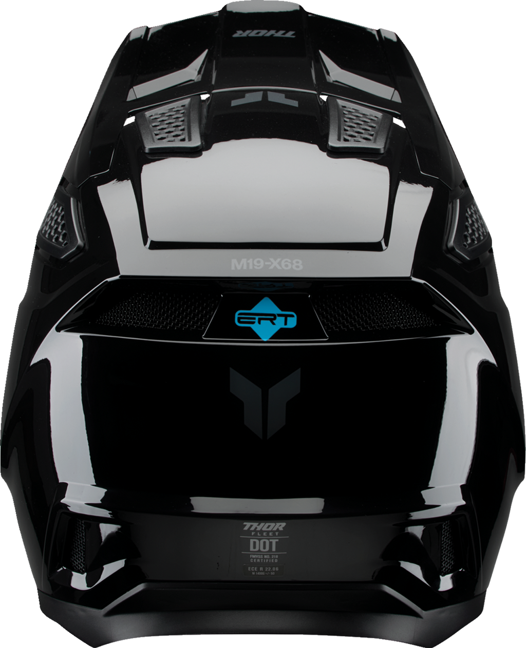 Adult - Thor Fleet Blackout Helmet - Gloss Black