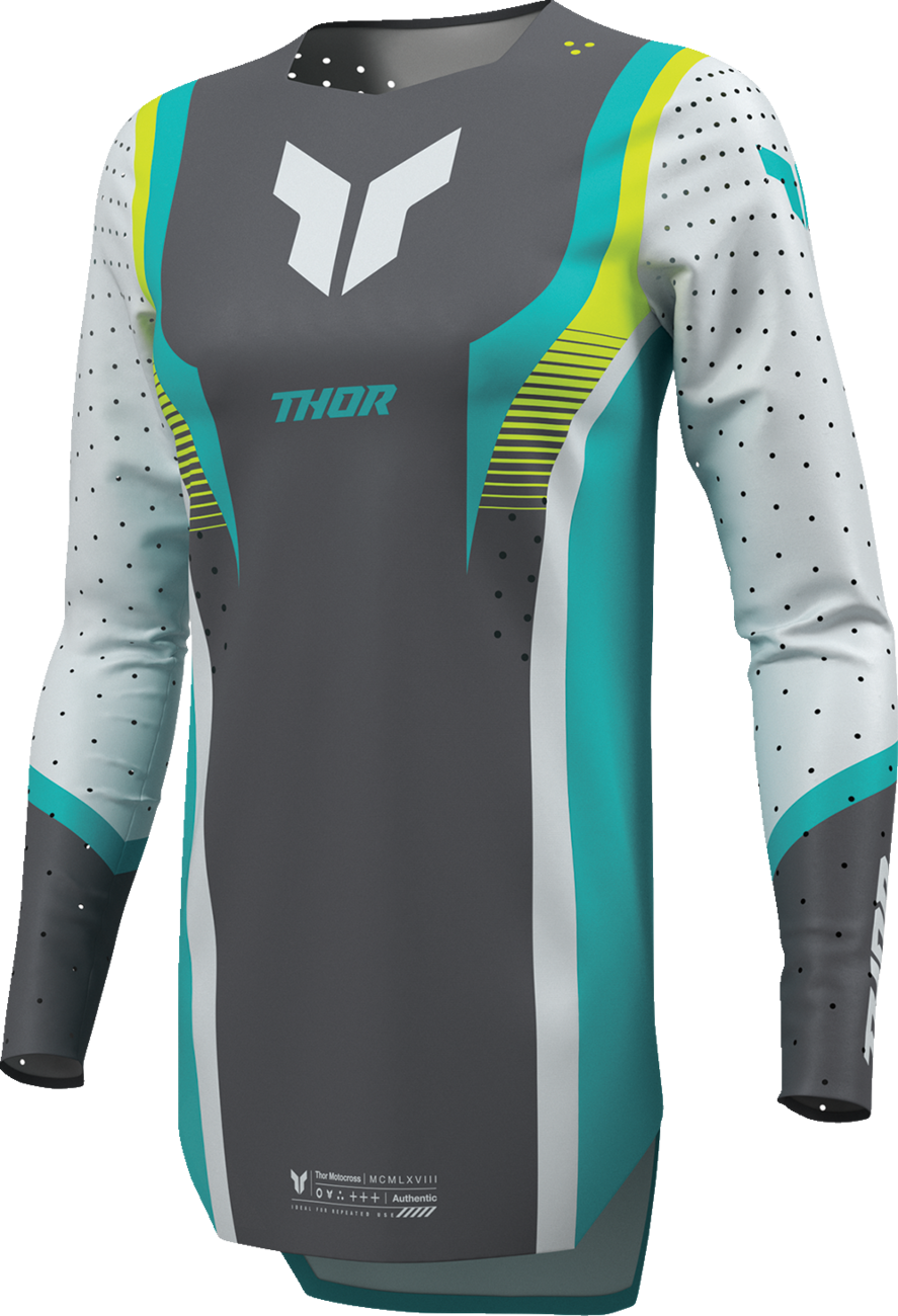 Adult - Thor Women's Sportmode Velocity Jersey - Gray/Aqua