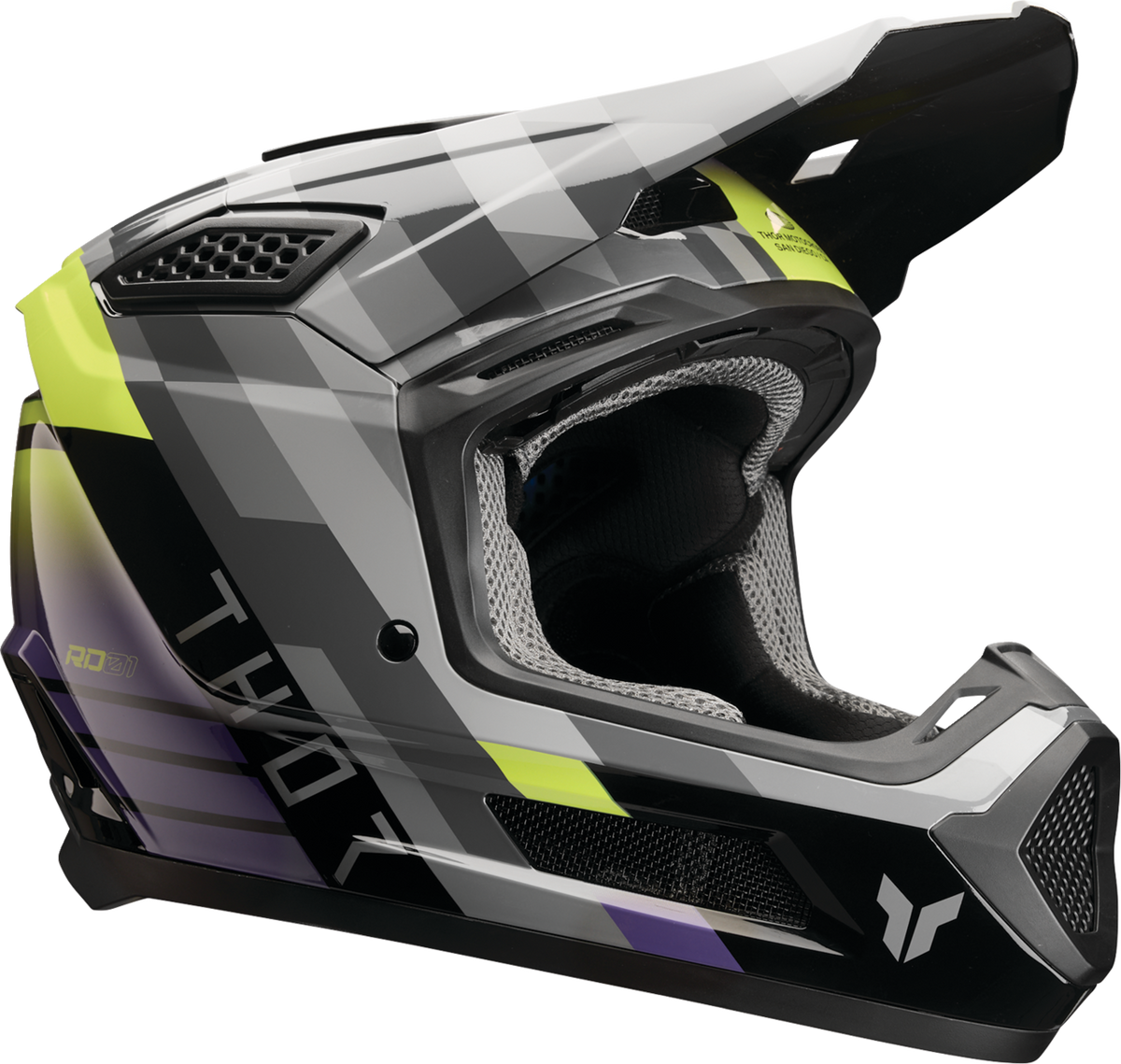Adult - Thor Fleet Camber Helmet - Black/Purple