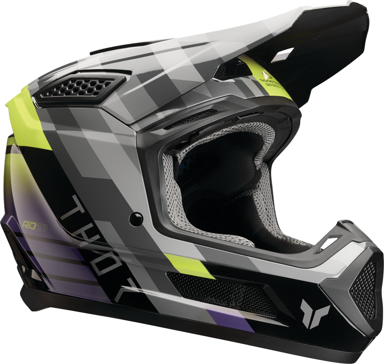 Adult - Thor Fleet Camber Helmet - Black/Purple