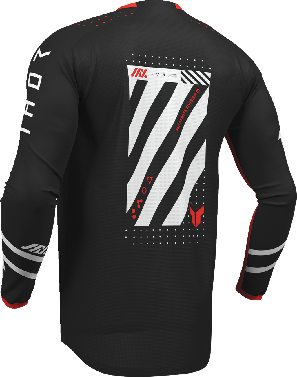 Adult - Thor Launchmode Futura Jersey - Black/Red