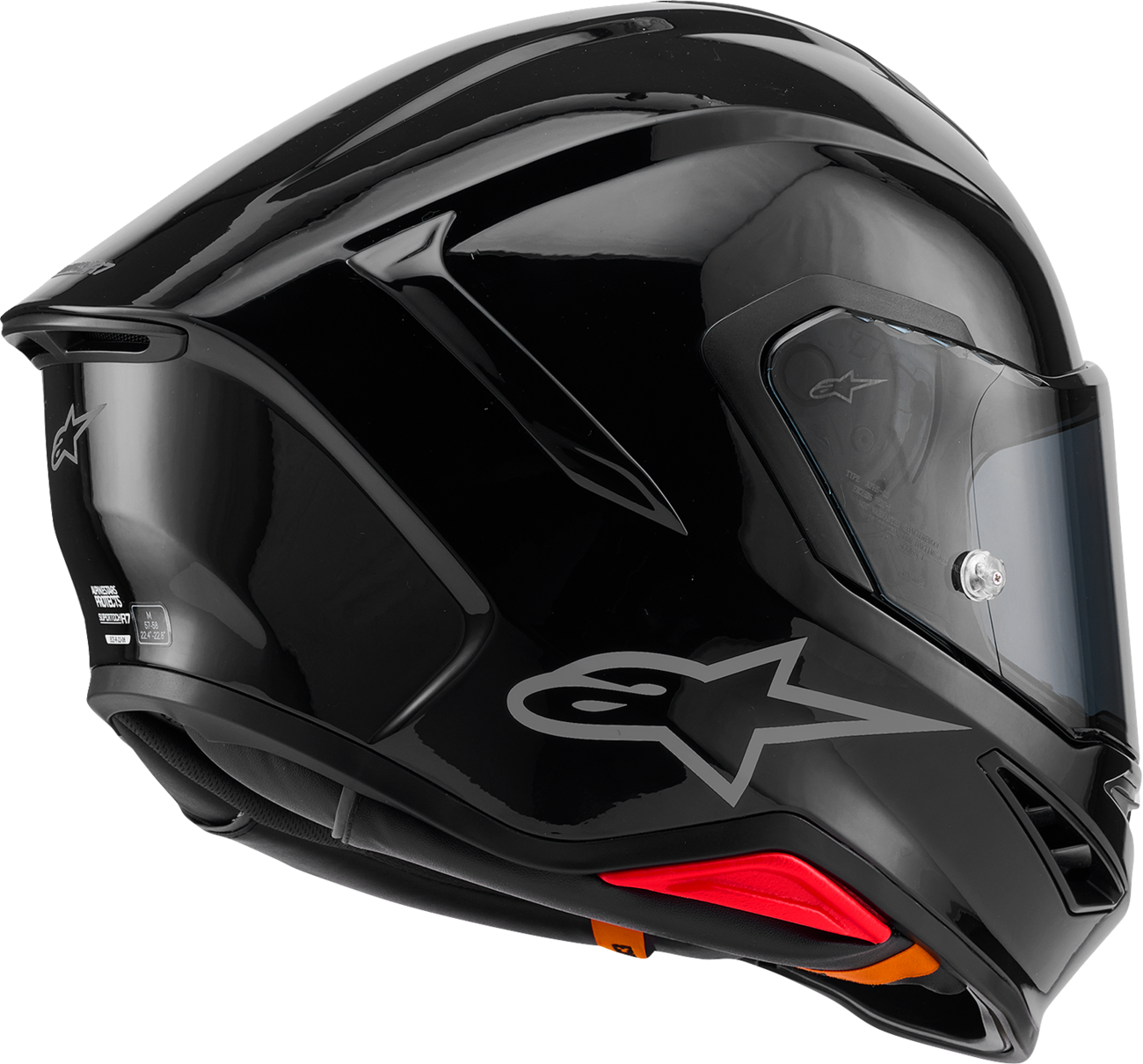 Adult - Alpinestars Supertech R7 Helmet - Gloss Black