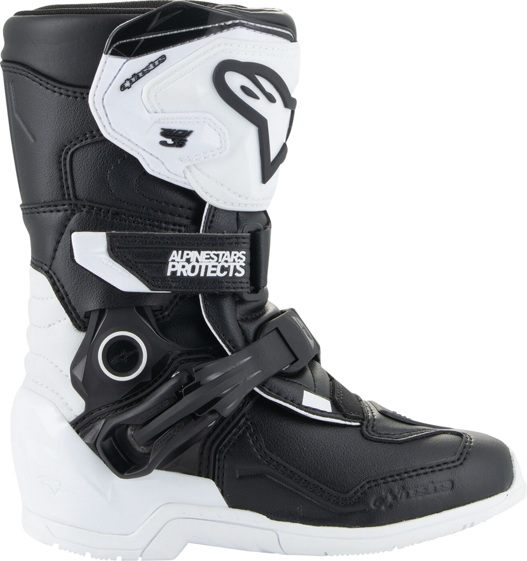 Adult - Alpinestars Kids Tech 3S Boots - Black/White