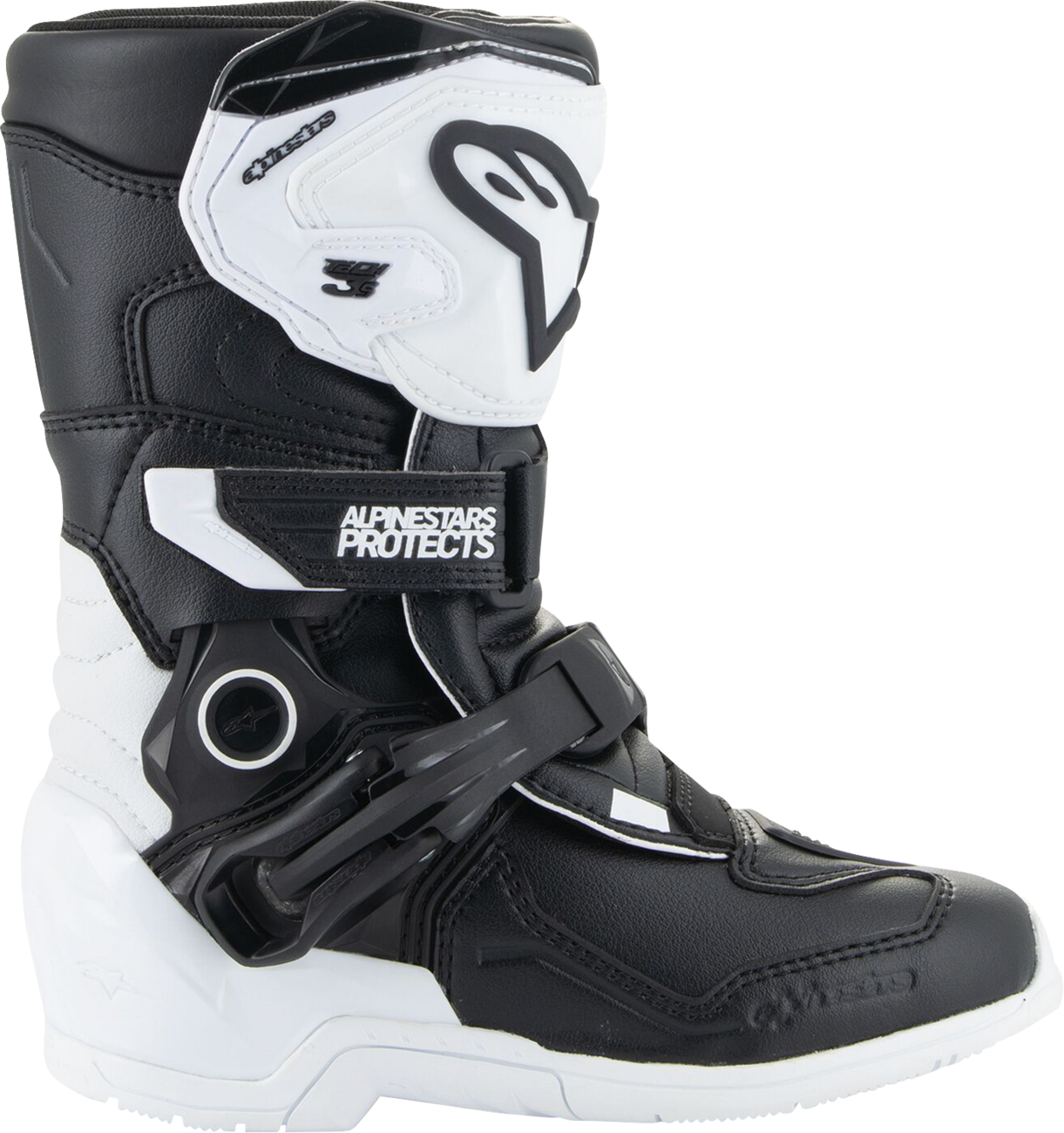 Adult - Alpinestars Kids Tech 3S Boots - Black/White