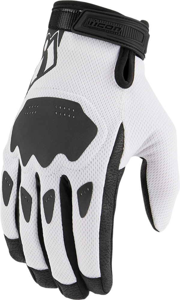 Adult - Icon Hooligan™ CE Gloves - White