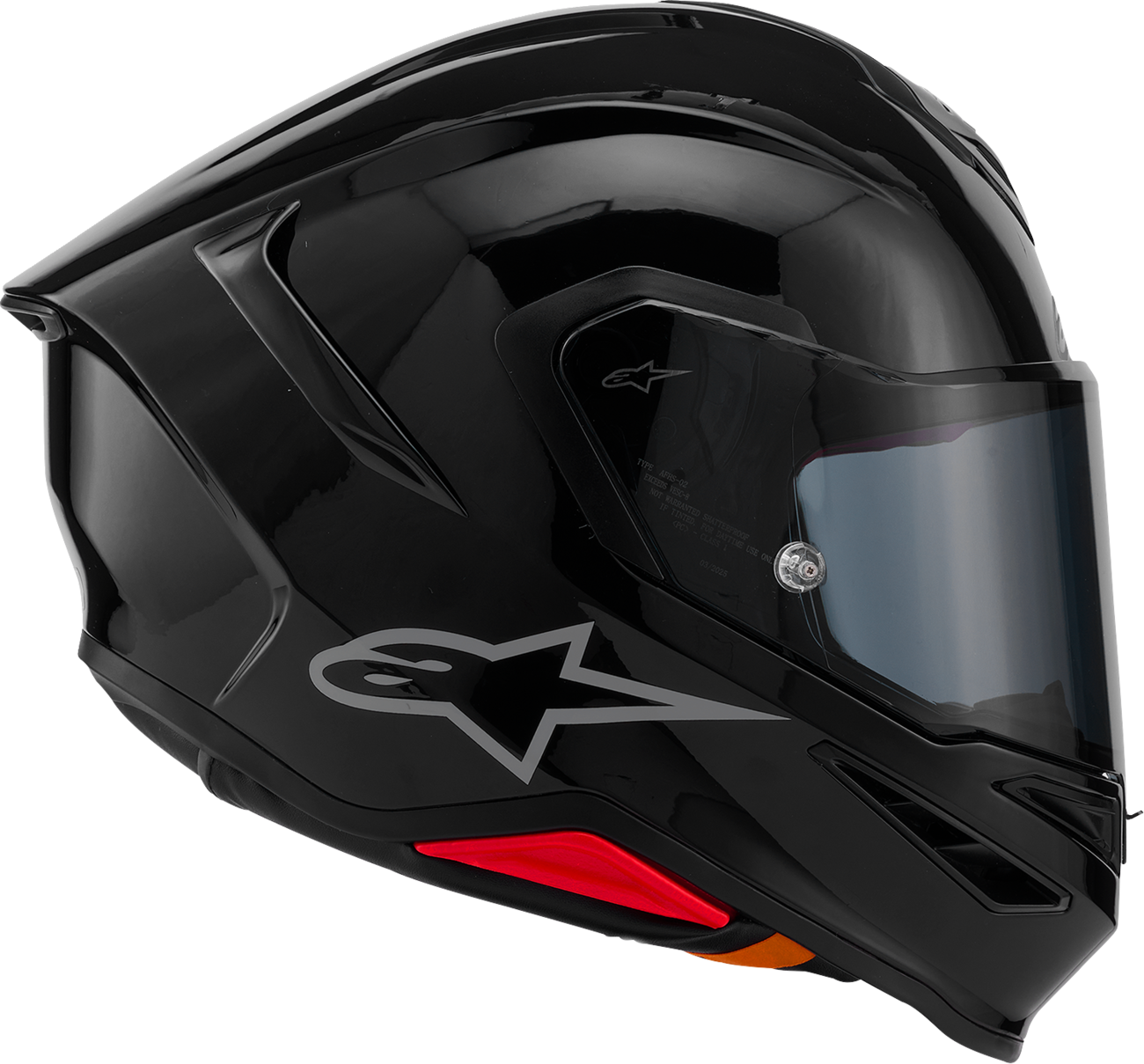 Adult - Alpinestars Supertech R7 Helmet - Gloss Black