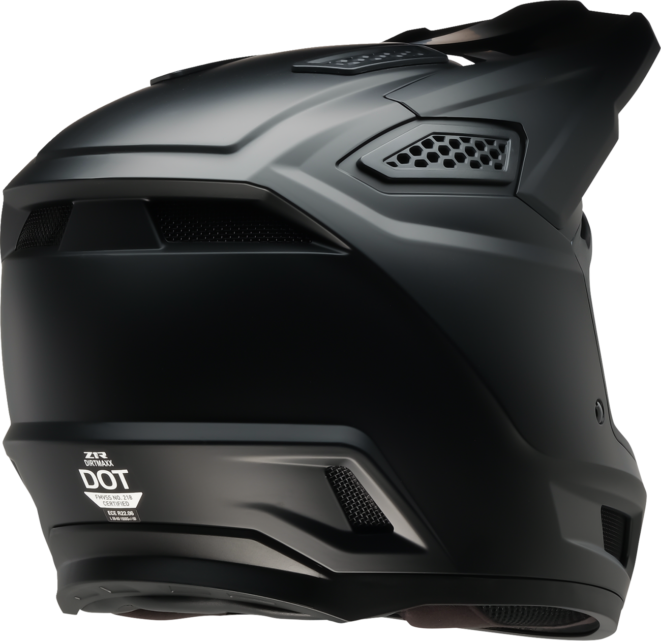 Adult - Z1R Dirt Maxx Helmet - Matte Black