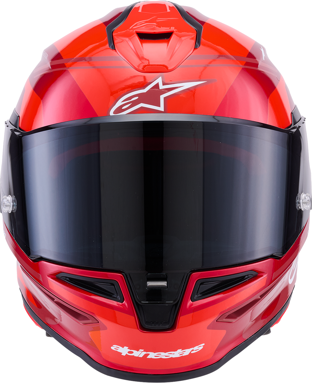 Adult - Alpinestars Supertech R7 A-Core Helmet - Gloss Red/White