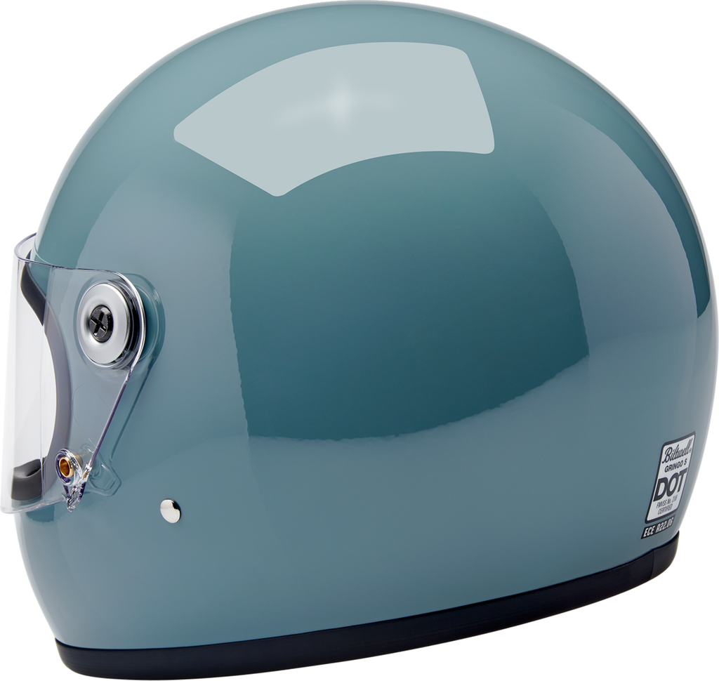 Adult - Biltwell Gringo S Helmet - Gloss Agave Blue