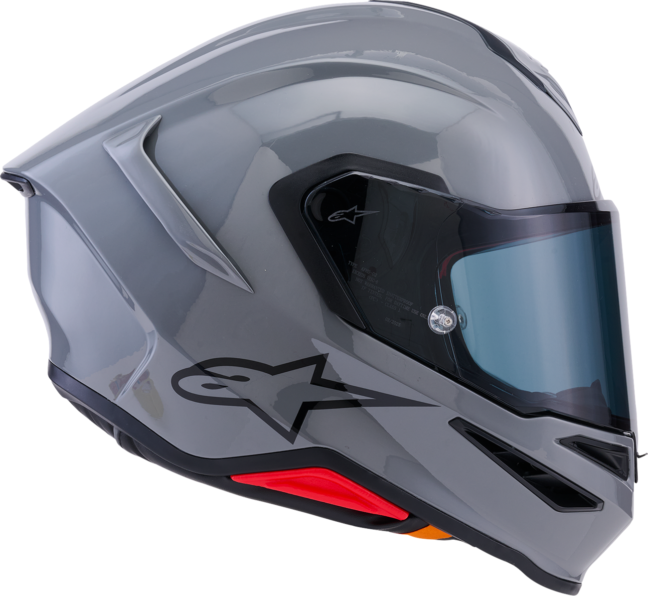 Adult - Alpinestars Supertech R7 Helmet - Gloss Gray
