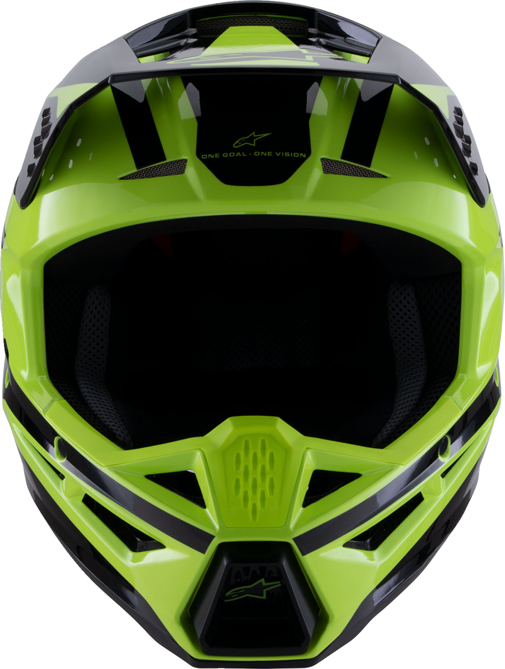 Adult - Alpinestars SM3 Heat Helmet - Gloss Yellow Fluo/Black