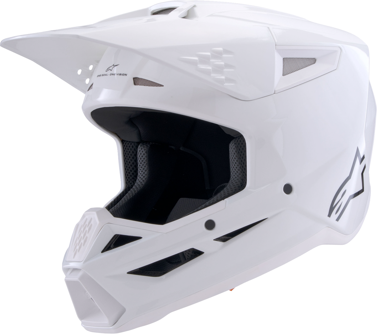 Adult - Alpinestars SM3 Solid Helmet - Gloss White