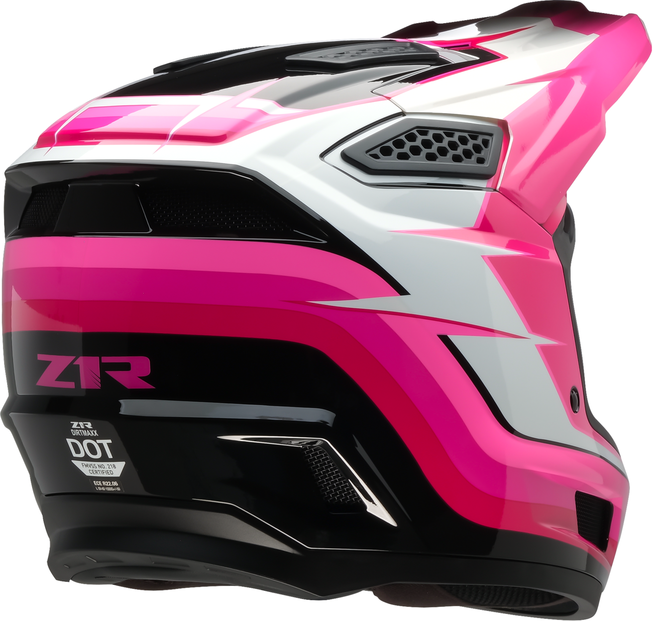 Adult - Z1R Dirt Maxx Vortex Helmet - Pink/White