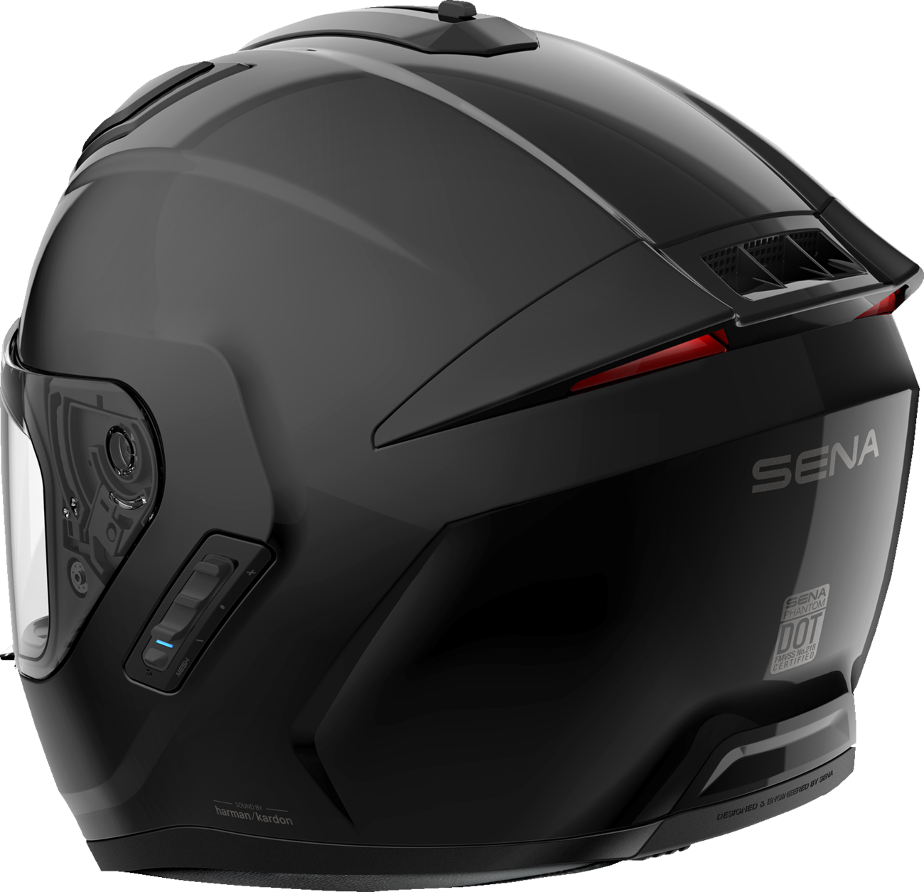 Adult - Sena Phantom Helmet - Matte Black
