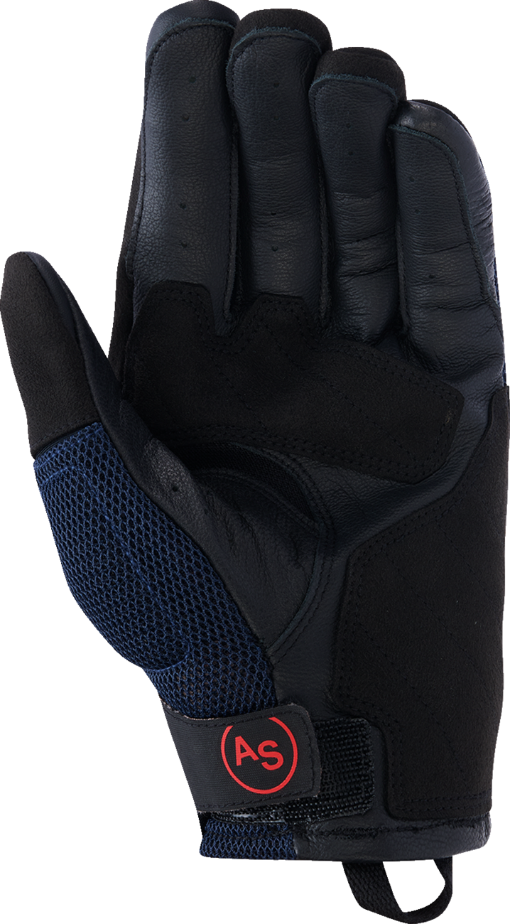 Adult - Alpinestars Manti Air Gloves - Deep Blue/Fluo Red/Asphalt