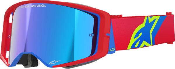 Alpinestars Supertech Goggle - Corp - Red/Blue - ABS Vision