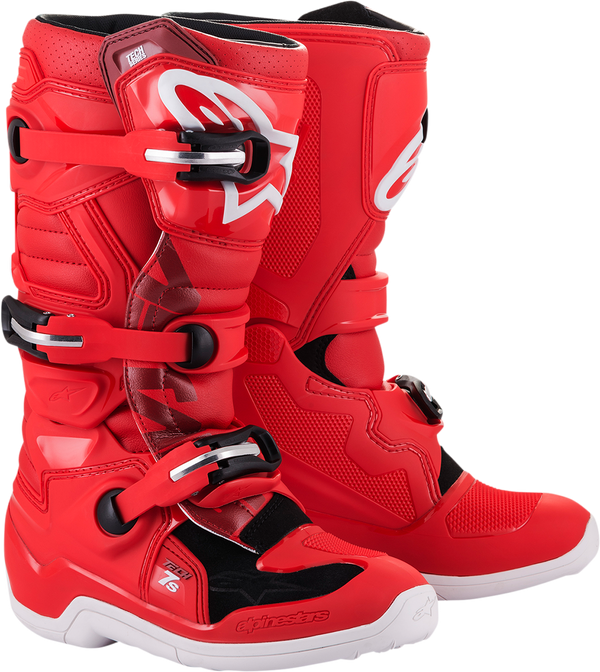 Youth - Alpinestars Tech 7S Boots - Red