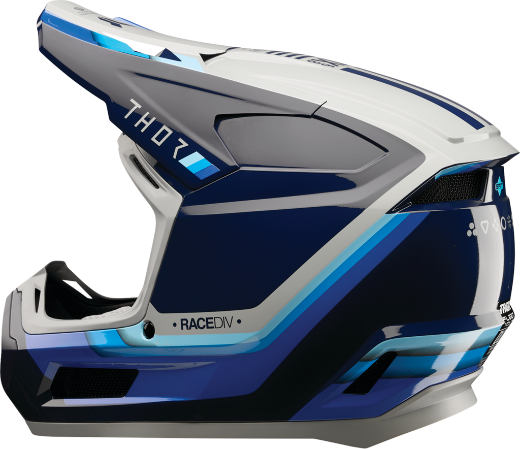 Youth - Thor Fleet Defy Helmet - Blue/Gray